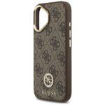 Coque Guess Hardcase 4G Strass Logo MagSafe pour iPhone 17 - Brown – Image 5