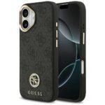 Coque Guess Hardcase 4G Strass Logo MagSafe pour iPhone 17 - Black