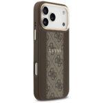 Coque Guess Hardcase 4G Stripe MagSafe pour iPhone 17 Pro Max - Brown – Image 3