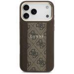 Coque Guess Hardcase 4G Stripe MagSafe pour iPhone 17 Pro Max - Brown – Image 2