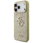 Coque Guess Fixed Glitter Big 4G Metal Frame pour iPhone 17 Pro Max - Gold – Image 2