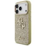 Coque Guess Fixed Glitter Big 4G Metal Frame pour iPhone 17 Pro - Gold – Image 6