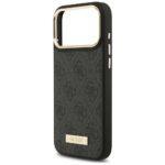 Coque Guess Hardcase 4G Logo Plate MagSafe pour iPhone 17 Pro Max - Black – Image 5
