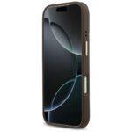 Coque Guess Hardcase 4G Logo Plate MagSafe pour iPhone 17 Pro - Brown – Image 5