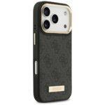 Coque Guess Hardcase 4G Logo Plate MagSafe pour iPhone 17 Pro - Black – Image 3