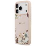 Coque Guess Grained Flowers MagSafe pour iPhone 17 Pro Max - Pink – Image 3