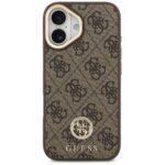 Coque Guess 4G Strass Logo MagSafe avec lanière pour iPhone 17 - Brown – Image 2