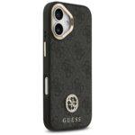 Coque Guess 4G Strass Logo MagSafe avec lanière pour iPhone 17 - Black – Image 4