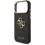 Coque Guess Big 4G Classic Logo avec lanière pour iPhone 17 Pro Max - Black – Image 4