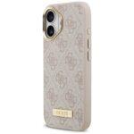 Coque Guess Hardcase 4G Logo Plate MagSafe pour iPhone 17 - Pink – Image 6