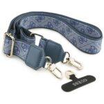 Coque Guess 4G Strass Logo MagSafe avec lanière pour iPhone 17 - Blue – Image 6