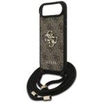 Coque Guess Crossbody Cord 4G Big Logo avec cordon pour iPhone Air - Brown – Image 4