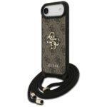 Coque Guess Crossbody Cord 4G Big Logo avec cordon pour iPhone Air - Brown – Image 3