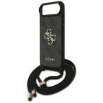 Coque Guess Crossbody Cord 4G Big Logo avec cordon pour iPhone Air - Black – Image 5
