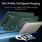 Coque MagSafe ESR Classic Hybrid HaloLock pour iPhone 17 Pro Max - Frosted Green – Image 5