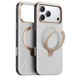 Coque en cuir Torras QPRO Leather Series pour iPhone 17 Pro - Grey