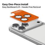 Protection d'objectif Torras Lensguard Camera Protector pour iPhone 17 Pro Max - Black – Image 5