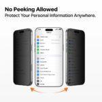 Protection d'écran Torras GlassGo Install Master Privacy pour iPhone 17 Pro Max - Black – Image 2