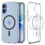 Coque Spigen Ultra Hybrid MagSafe pour iPhone 17 - Clear/Graphite