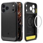 Coque Spigen Rugged Armor MagSafe pour iPhone 17 Pro - Matte Black