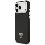 Coque Guess Grained Triangle Logo MagSafe pour iPhone 17 Pro Max - Black – Image 6