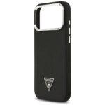 Coque Guess Grained Triangle Logo MagSafe pour iPhone 17 Pro - Black – Image 4