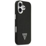 Coque Guess Grained Triangle Logo MagSafe pour iPhone 17 - Black – Image 2