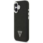 Coque Guess Grained Triangle Logo MagSafe pour iPhone 17 - Black – Image 6