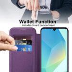 Étui portefeuille Techsuit SmartMag Book Case pour Samsung Galaxy A17 5G / A17 4G - Purple – Image 2
