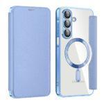 Étui portefeuille Techsuit SmartMag Book Case pour Samsung Galaxy A17 5G / A17 4G - Light Blue
