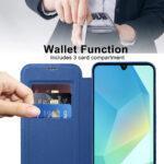 Étui portefeuille Techsuit SmartMag Book Case pour Samsung Galaxy A17 5G / A17 4G - Blue – Image 2