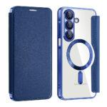 Étui portefeuille Techsuit SmartMag Book Case pour Samsung Galaxy A17 5G / A17 4G - Blue