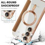 Étui portefeuille Techsuit SmartMag Book Case pour Samsung Galaxy A17 5G / A17 4G - Brown – Image 3