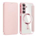Étui portefeuille Techsuit SmartMag Book Case pour Samsung Galaxy A17 5G / A17 4G - Pink