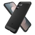 Coque Spigen Rugged Armor pour Samsung Galaxy S25 FE - Matte Black – Image 2