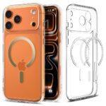 Coque Spigen Ultra Hybrid MagSafe pour iPhone 17 Pro Max - Clear/Gold