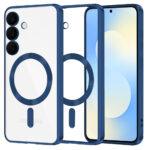 Coque Techsuit Luxury Crystal MagSafe pour Samsung Galaxy S25 FE - Deep Blue
