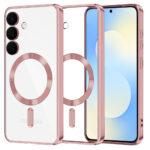 Coque Techsuit Luxury Crystal MagSafe pour Samsung Galaxy S25 FE - Pink