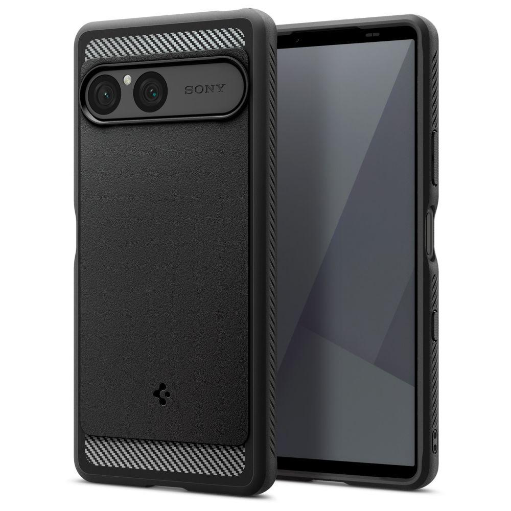 2643385 Coque Spigen Rugged Armor pour Sony Xperia 10 VII - Black – Image 1