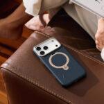 Coque en cuir Torras QPRO Leather Series pour iPhone 17 Pro Max - Orange – Image 6