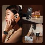 Coque en cuir Torras QPRO Leather Series pour iPhone 17 Pro Max - Grey – Image 4