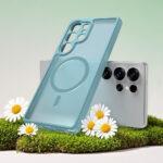 Coque Techsuit HaloFrost II MagSafe pour Samsung Galaxy S25 Ultra - Mint Green – Image 5