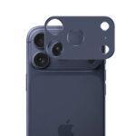 Protection d'objectif Techsuit Full Camera Glass pour iPhone 17 Pro Max - Deep Blue