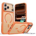 Coque MagSafe ESR Classic Hybrid HaloLock Kickstand pour iPhone 17 Pro Max - Frosted Orange