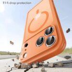 Coque MagSafe ESR Classic Hybrid HaloLock pour iPhone 17 Pro - Frosted Orange – Image 3