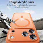 Coque MagSafe ESR Classic Hybrid HaloLock pour iPhone 17 Pro - Frosted Orange – Image 4