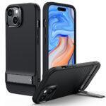 Coque ESR Air Shield Boost Kickstand pour iPhone 15 Plus - Translucent Black