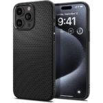 Coque Spigen Liquid Air pour iPhone 15 Pro - Matte Black