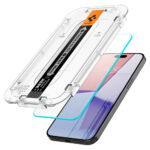 Lot de 2 protections d'écran Spigen Glas.tR EZ-FIT pour iPhone 15 Pro Max - Clear – Image 2