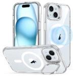 Coque MagSafe ESR Classic Hybrid HaloLock Kickstand pour iPhone 15 Plus - Clear